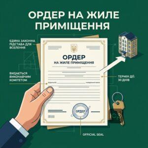 Ордер на житло як головний документ для заселення в державну квартиру.