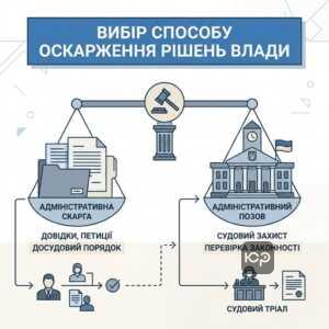 Оскарження рішень місцевої влади через адміністративний позов та скаргу