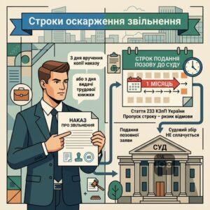 Оскарження незаконного звільнення в суді строки та процедура