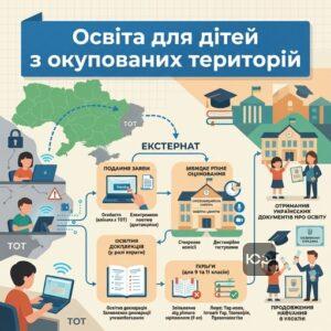 Екстернатна форма навчання для дітей з тимчасово окупованих територій України
