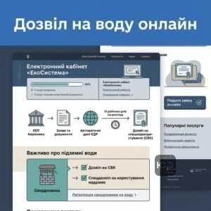 процедура отримання дозволу на спецводокористування онлайн