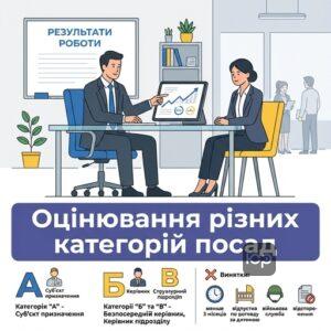 Процедура оцінювання результатів діяльності державних службовців категорії А Б В
