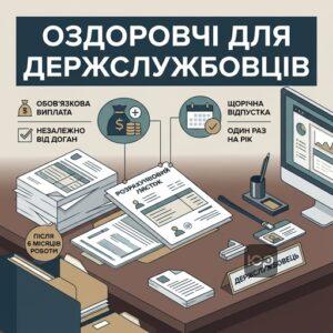матеріальна допомога на оздоровлення державним службовцям розрахунок та виплата
