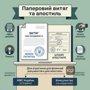 Отримання паперового витягу про несудимість за кордоном