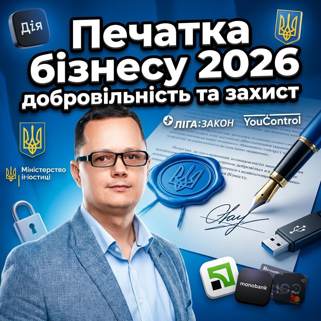 Використання печаток суб’єктами господарювання у 2026 році