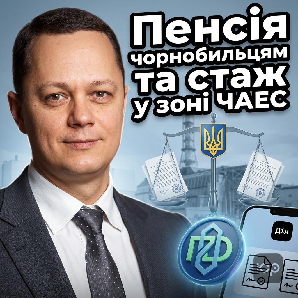 Пенсія чорнобильцям: обчислення стажу та умови призначення