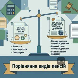 Чи вигідно переходити на пенсію чоловіка після його смерті