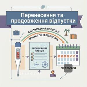 Продовження відпустки у разі хвороби працівника згідно з судовою практикою