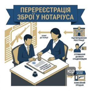 Роль нотаріуса та судова практика при перереєстрації успадкованої зброї