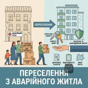 Виселення з аварійного будинку та надання іншого житла