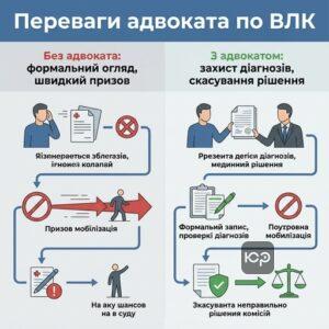 Адвокат по ВЛК в Запоріжжі: порівняння ризиків самостійного оскарження та допомоги юриста