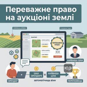 Реалізація переважного права орендаря на придбання землі через електронні торги Prozorro.Продажі