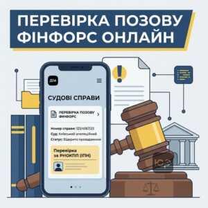 Перевірка судової справи проти ТОВ Фінфорс через реєстри та Дію
