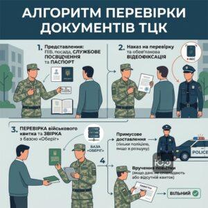 Правила перевірки військового квитка представниками ТЦК та поліції