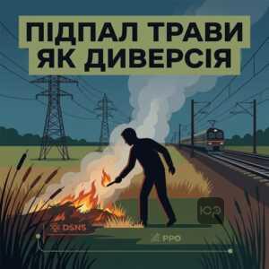Спалювання листя диверсія ст 113 ККУ