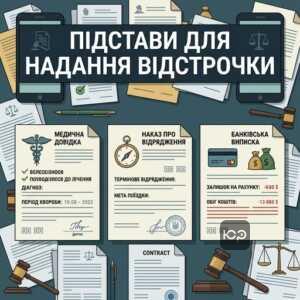 Документи та підстави для відстрочки виконання адміністративного штрафу або арешту