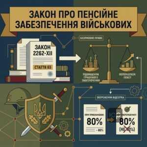 Законодавчі підстави для перерахунку військової пенсії згідно із законом 2262-XII