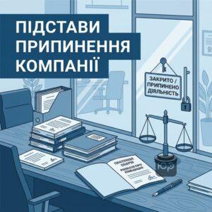 Загальні підстави припинення юридичної особи в Україні відповідно до Цивільного кодексу