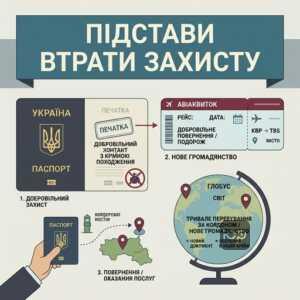 Підстави для втрати статусу біженця через паспорт країни походження