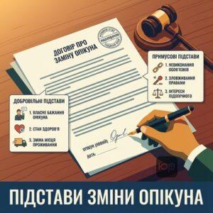 Официальная замена опекуна на основании решения суда