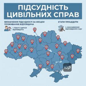 Як правильно визначити підсудність цивільної справи за місцем проживання відповідача