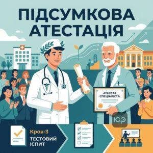 Атестація лікарів-інтернів та проходження інтернатури медиків для отримання звання спеціаліста