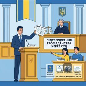 Встановлення належності до громадянства України в судовому порядку