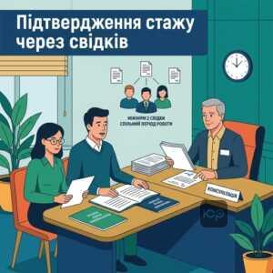 Процедура підтвердження трудового стажу через свідків у Пенсійному фонді України при відсутності документів