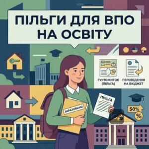 Пільги на навчання для ВПО та мешканців лінії зіткнення