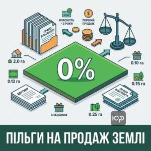 Оподаткування та пільги при першому продажу земельної ділянки в Україні