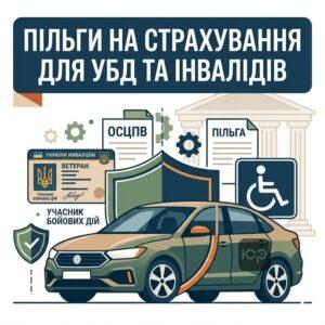 Пільги на страхування авто для УБД та осіб з інвалідністю в Україні