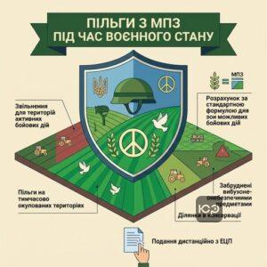 Податкові пільги та звільнення від МПЗ на період дії воєнного стану