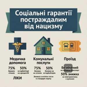 Пільги для жертв нацистських переслідувань на комунальні послуги та ліки