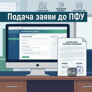 порядок подання заяви на субсидію договір найму ПФУ