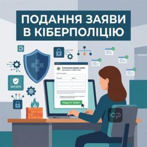 Як подати заяву в кіберполіцію на шахраїв через онлайн форму