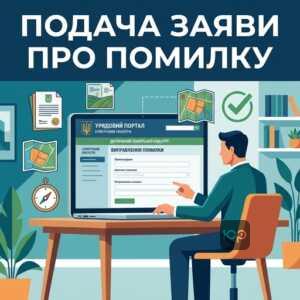 Подача заяви про виправлення технічної помилки в ДЗК через ЦНАП або онлайн через Дію