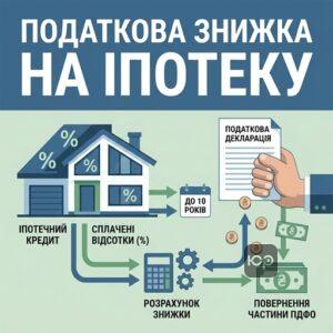 Податкова знижка за іпотечним кредитом та повернення ПДФО