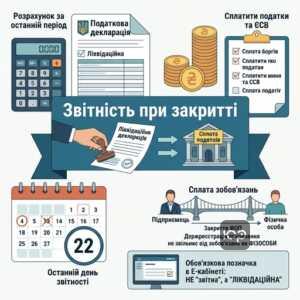 Налоговая отчетность при закрытии ФЛП и расчеты