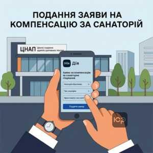 Процедура подання заяви на грошову компенсацію за санаторне лікування онлайн та офлайн