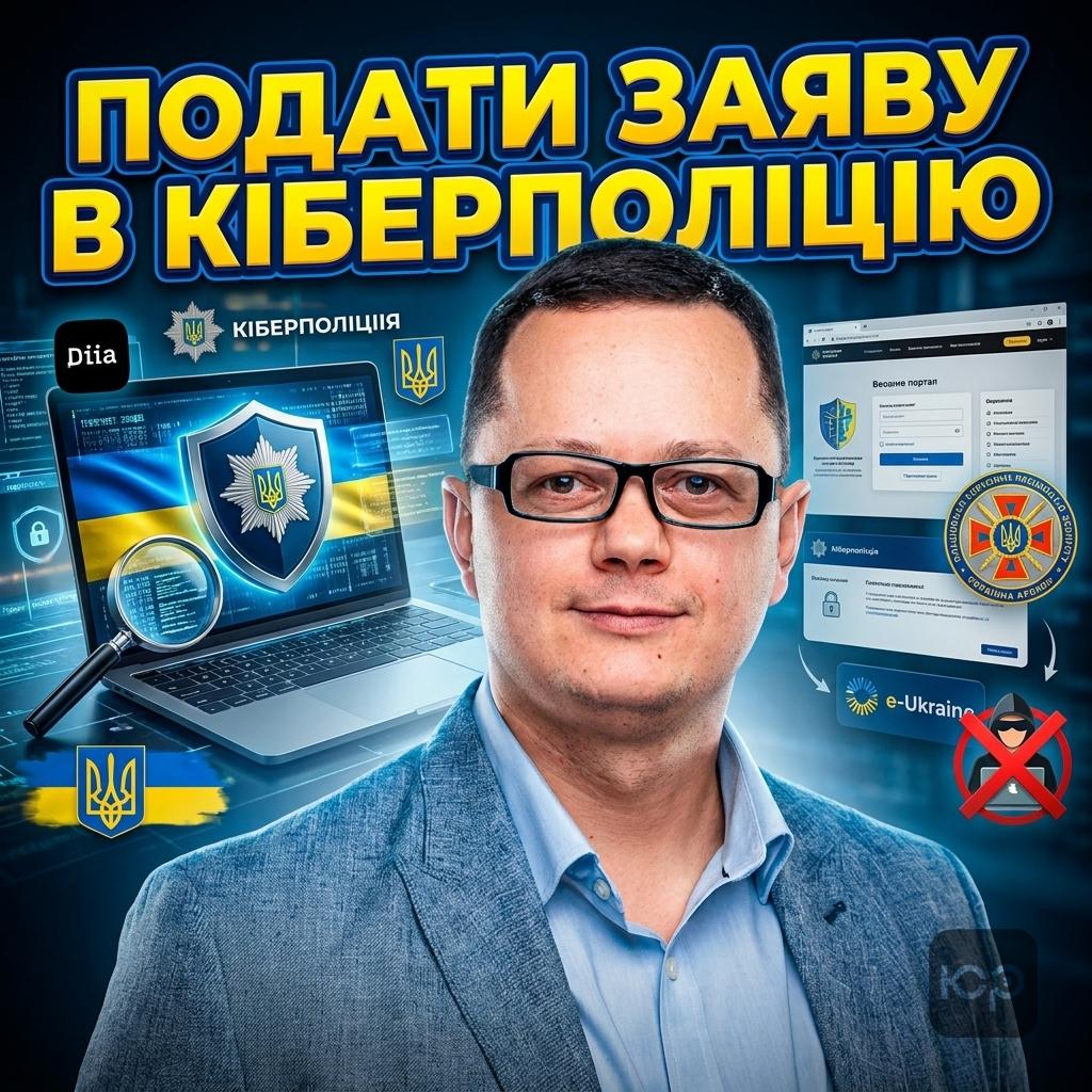 Як подати заяву в кіберполіцію на шахраїв