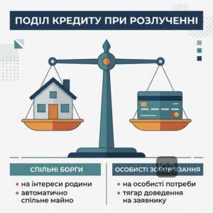 Поділ кредиту при розлученні за Сімейним кодексом