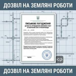 Процес отримання дозволу на земляні роботи в охоронній зоні трубопроводу