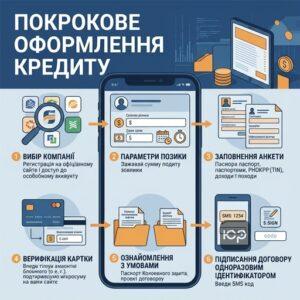 Покроковий порядок оформлення онлайн кредиту на офіційному сайті фінансової установи