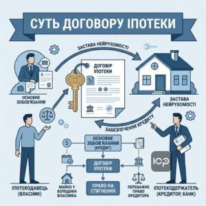 Юридичне визначення та принцип роботи договору іпотеки нерухомості