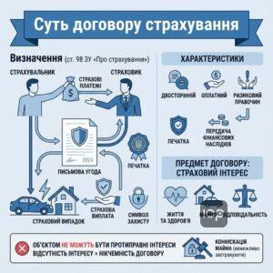 Визначення договору страхування за новим законом України 2024 року
