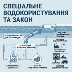 визначення спеціального водокористування згідно з водним кодексом