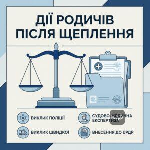 Порядок дій родичів у разі смерті після щеплення для встановлення зв'язку