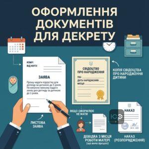 Процедура оформлення відпустки для догляду за дитиною до 3 років у роботодавця