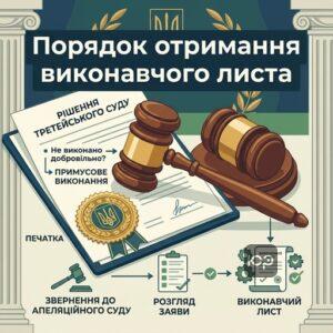 Процедура та порядок примусового виконання рішення третейського суду в апеляційному суді