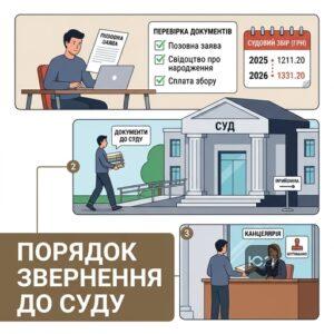 Покрокова процедура та порядок оспорювання батьківства через суд в Україні